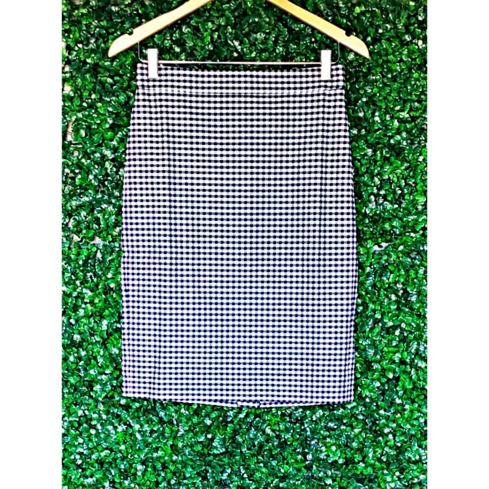 8. J. Crew 2 Pencil® skirt in micro gingham